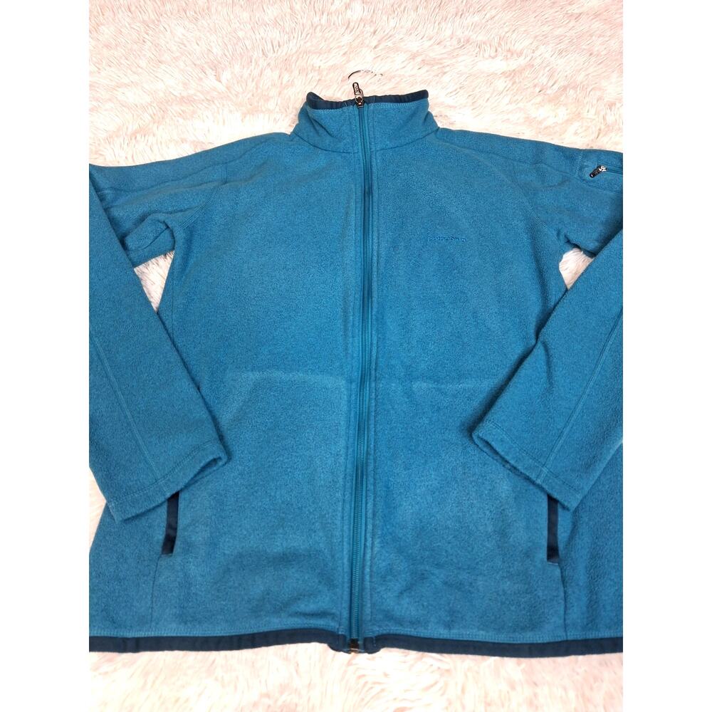 Patagonia Women’s Full Zip Fleece Jacket Size M Aqua Blue